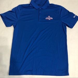 Chicago Cubs Nike Golf Royal Polo Size L